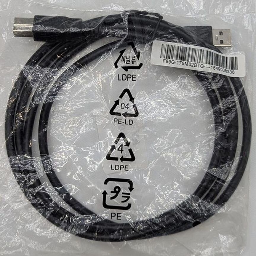 [F89G-175M02BTG] Кабель F89g-175m02btg, Usb 3.0, A To Usb B, 1.8 M