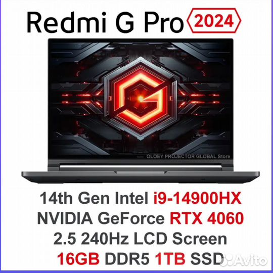 Ноутбук xiaomi Redmi G Pro, 2024