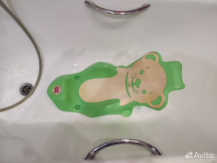 Детская горка для ванны Baby OK + круг для купания