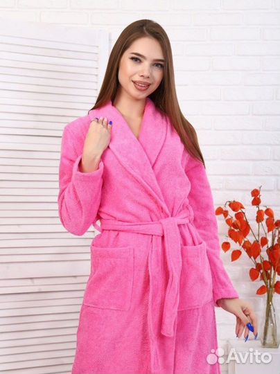 Халат банный махровый р.48
