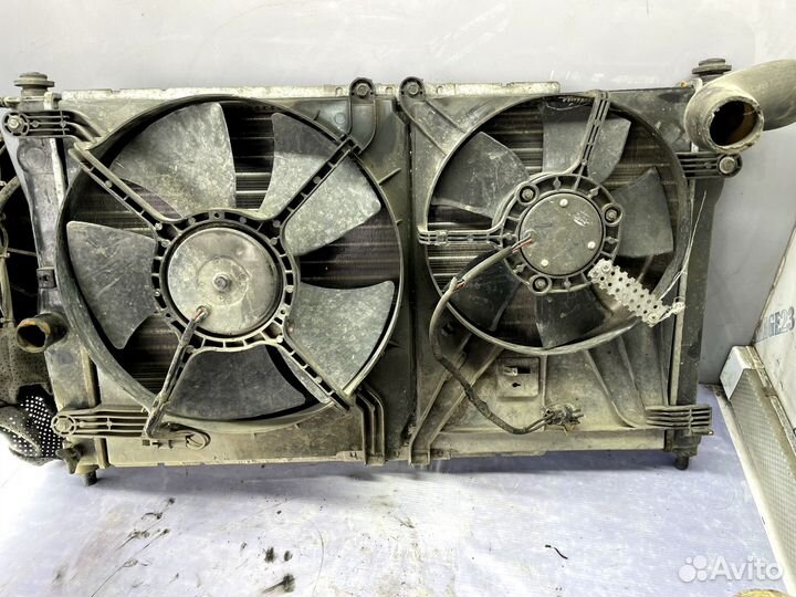 Радиатор основной + вентилятор Chevrolet Lanos