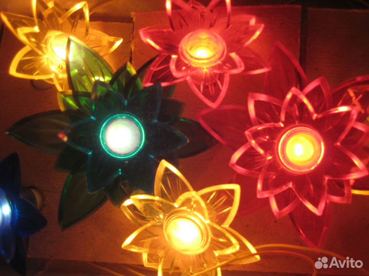 Елочная гирлянда СССР Лилия