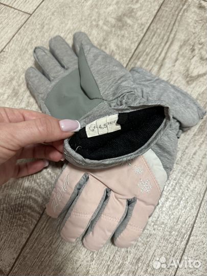Перчатки зимнии для девочки размер 4,5