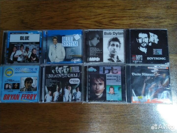 Mp3 диски музыка зарубежка (в заводской упаковке)