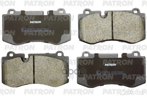 Колодки тормозные дисковые перед. MB: E-class 3