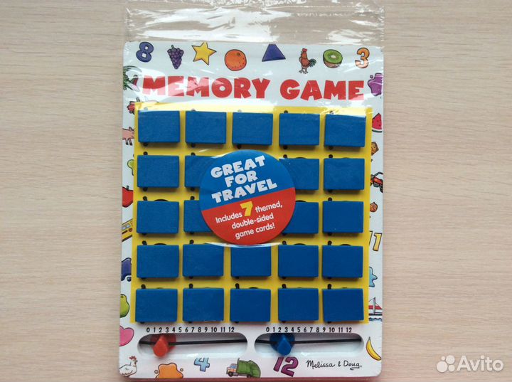 Настольная игра Memory - на английском