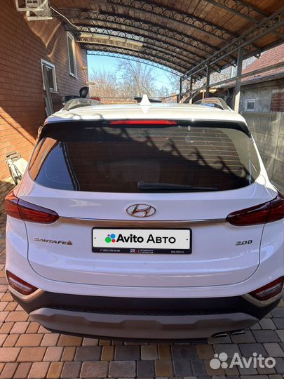 Hyundai Santa Fe 2.0 AT, 2018, 140 000 км