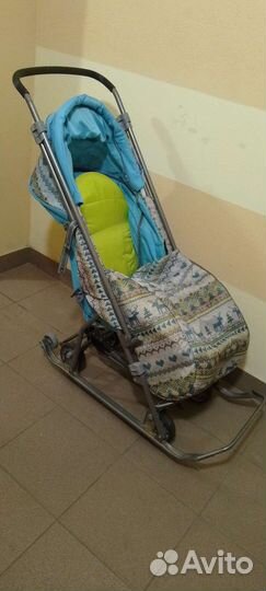 Коляска санки