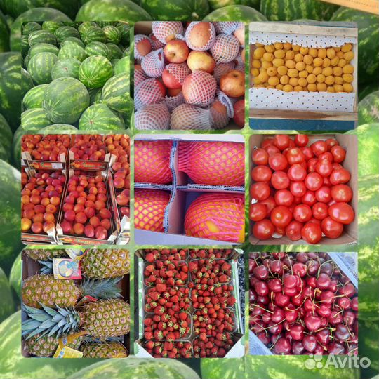 Доставка до двери фруктов, овощей, орехов, ягод