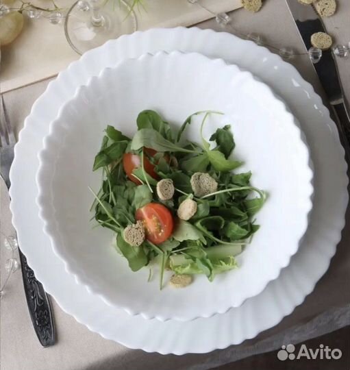 Набор столовой посуды 19 тарелок новый