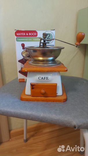 Кофемолка ручная + турка Taller