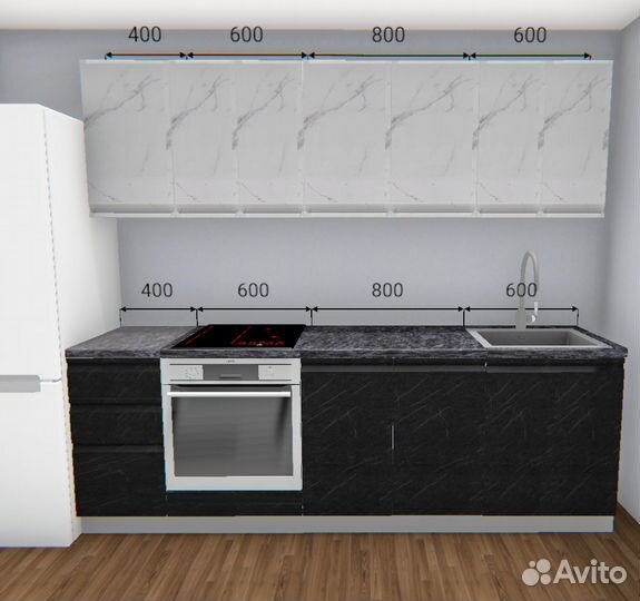 3d проект кухни