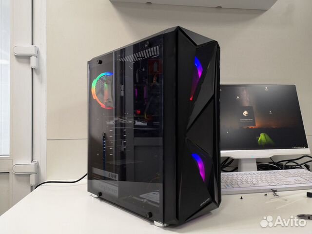 Корпус 1Stplayer Firerose F4 3xLED Fan ATX (Новые)