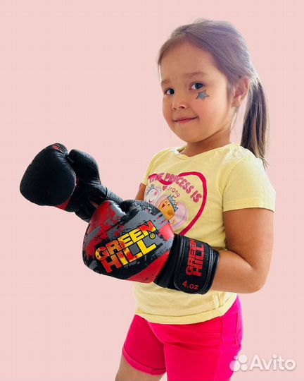 Детские боксерские перчатки Green Hill champ 4 OZ