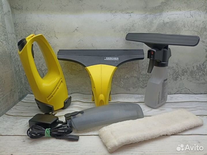 Ручной стеклоочиститель karcher WV 50 plus, желтый