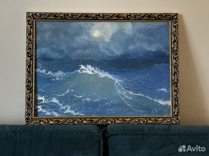 Картина интерьерная 50*70 в раме, холст, масло