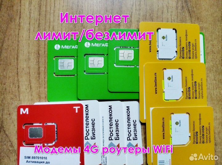 Модем 4G, WiFi, интернет безлимит/лимит на выбор