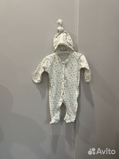 Нательный комбинезон для девочки 56-62 размер