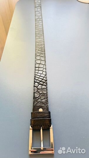 Ремень из кожи крокодила