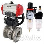 Кран шаровой DN.ru BV3232P(2pc) -FP-F-ISO-R Ду250 Ру16 полнопроходной двухходовой, нержавеющая сталь