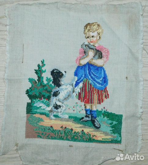 Вышивка крестиком 1950-е г.г