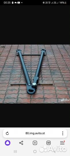 Жесткая сцепка для буксировки