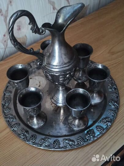 Графин с рюмками СССР