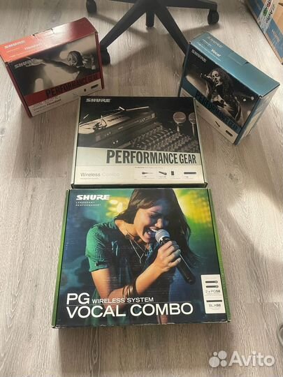 Радиосистемы Shure в ориг. коробках