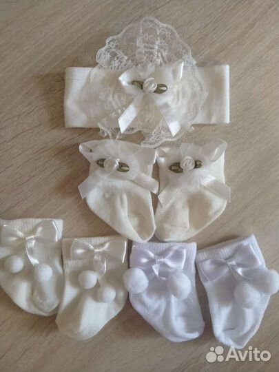 Носочки для новорожденного