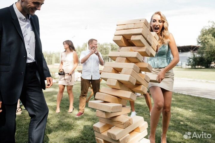 Большая - гигантская дженга в аренду