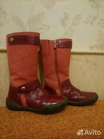 Сапожки для девочки демисезонные