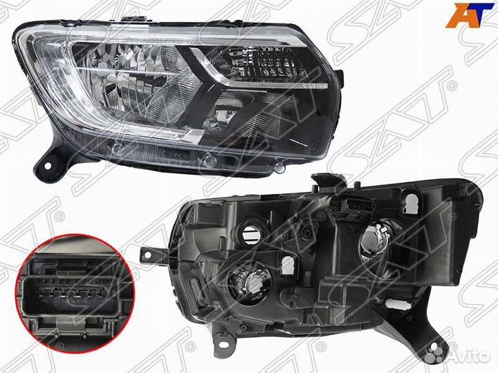 Фара правая на Рено Логан 2, с 2018г