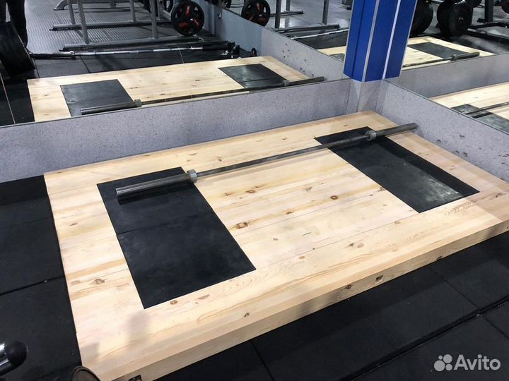 Помост для становой тяги 2.5х1.5х0.1м DNN