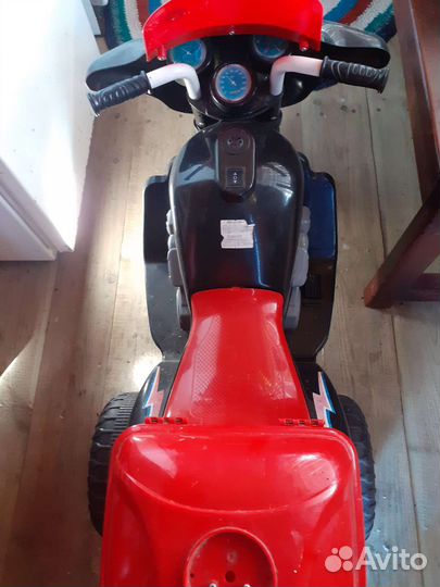 Трехколесный детский мотоцикл на аккумуляторе