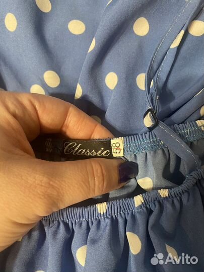 Платье в горошек