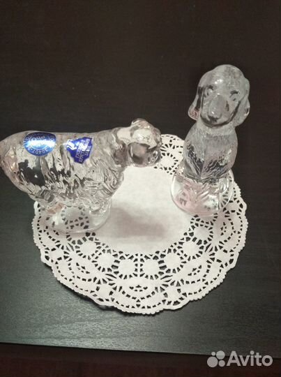 Статуэтки хрустальные