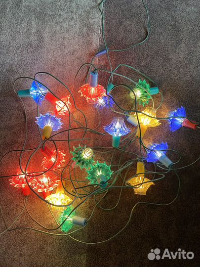 Елочная гирлянда СССР