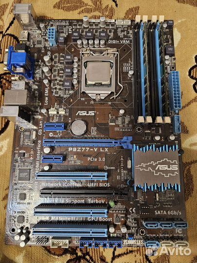 Материнская плата Asus P8Z77-V LX + i5 2500