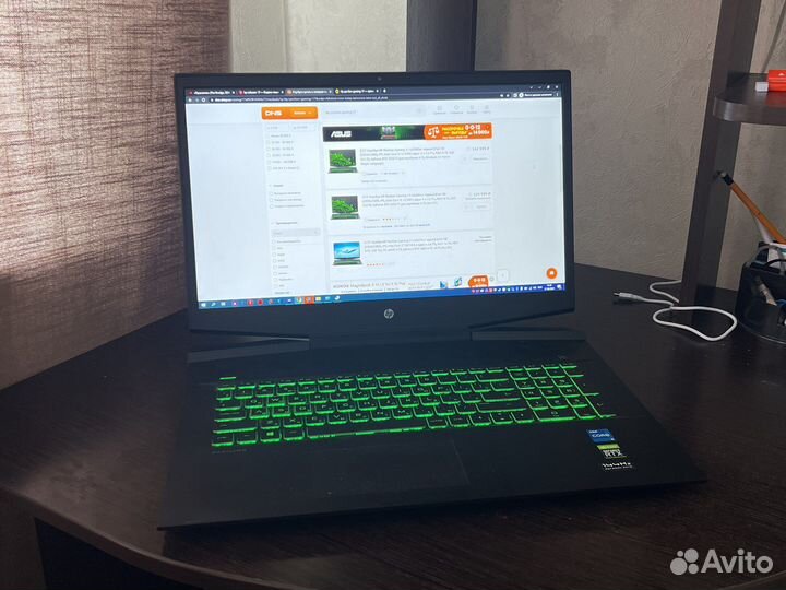 Ноутбук игровой hp pavilion