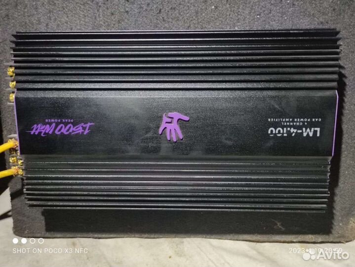 Сабвуфер sony xplod 1800w с усилителем