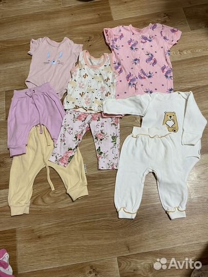 Детские вещи пакетом с 2 месяцев до 1 года