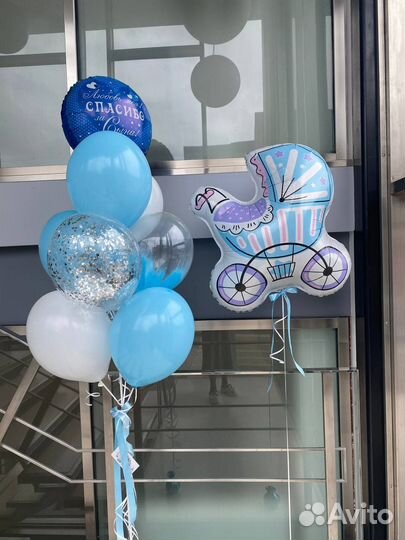 Воздушные шары на выписку