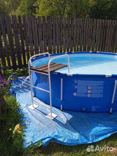 Лестница для бассейна из нержавейки