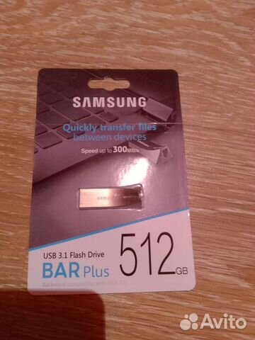 Usb флешка 512 gb bar plus Samsung