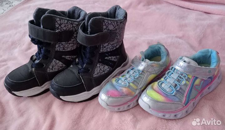 Одежда и обувь на девочку 7-8 лет