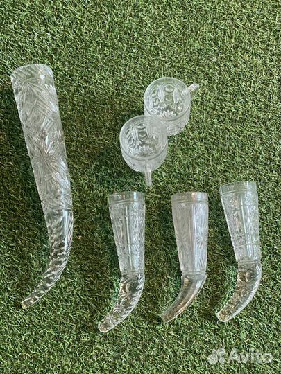 Хрустальные рога кружки СССР