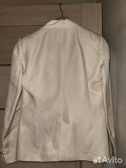 Пиджак белый massimo dutti