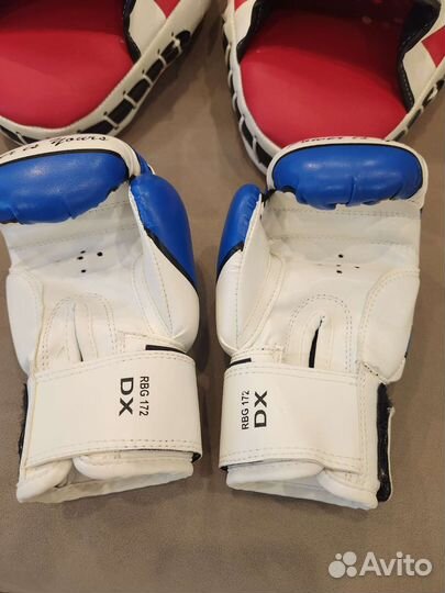 Боксерские перчатки детские 2 oz и лапы
