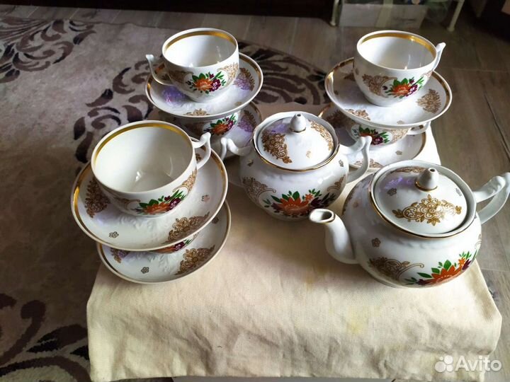 Сервиз Вербилки. Предметов 14шт