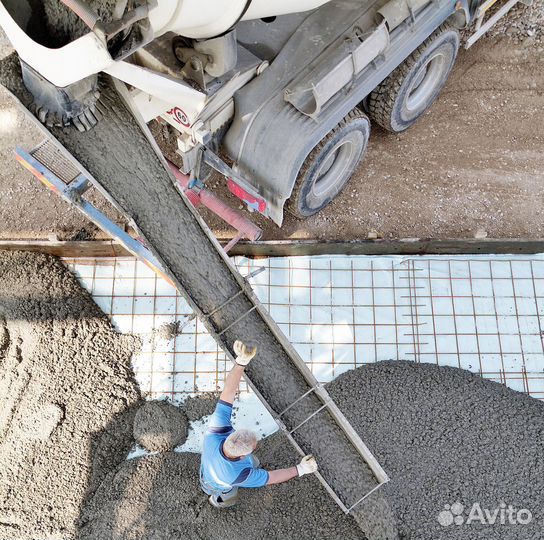 Доставка бетона миксером от 1 куба